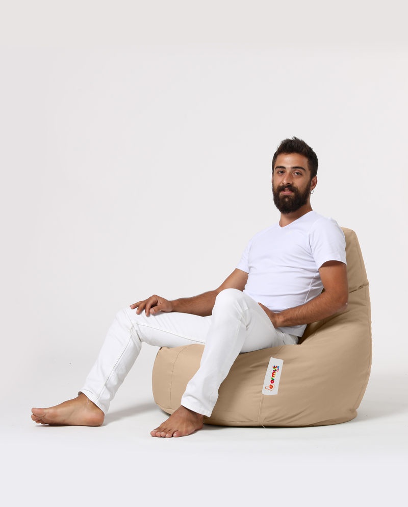Fotoliu Puf Gradina, Shell breeze, UnicUtil, Culoarea Crem - 1 | YEO