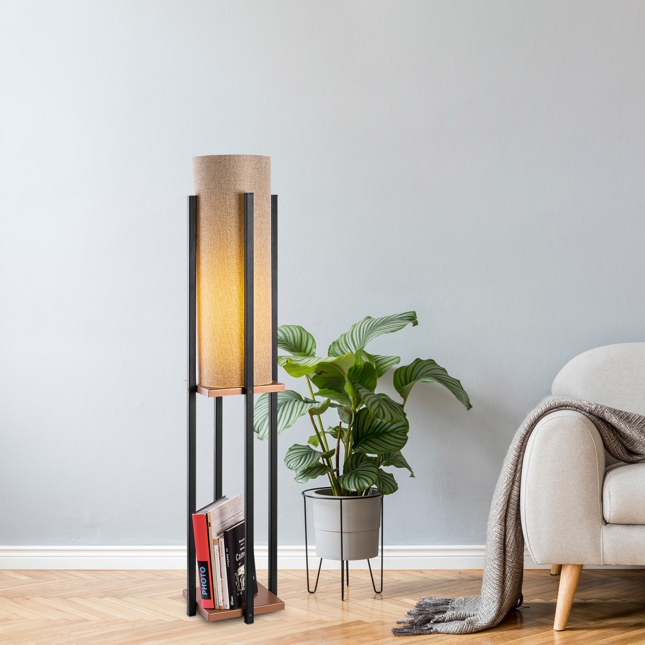 Lampadar, Drift ember, UnicUtil, Culoarea Negru Cupru