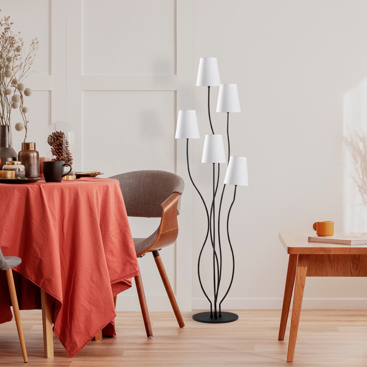 Lampadar, Vine breeze, UnicUtil, Culoarea Negru Alb