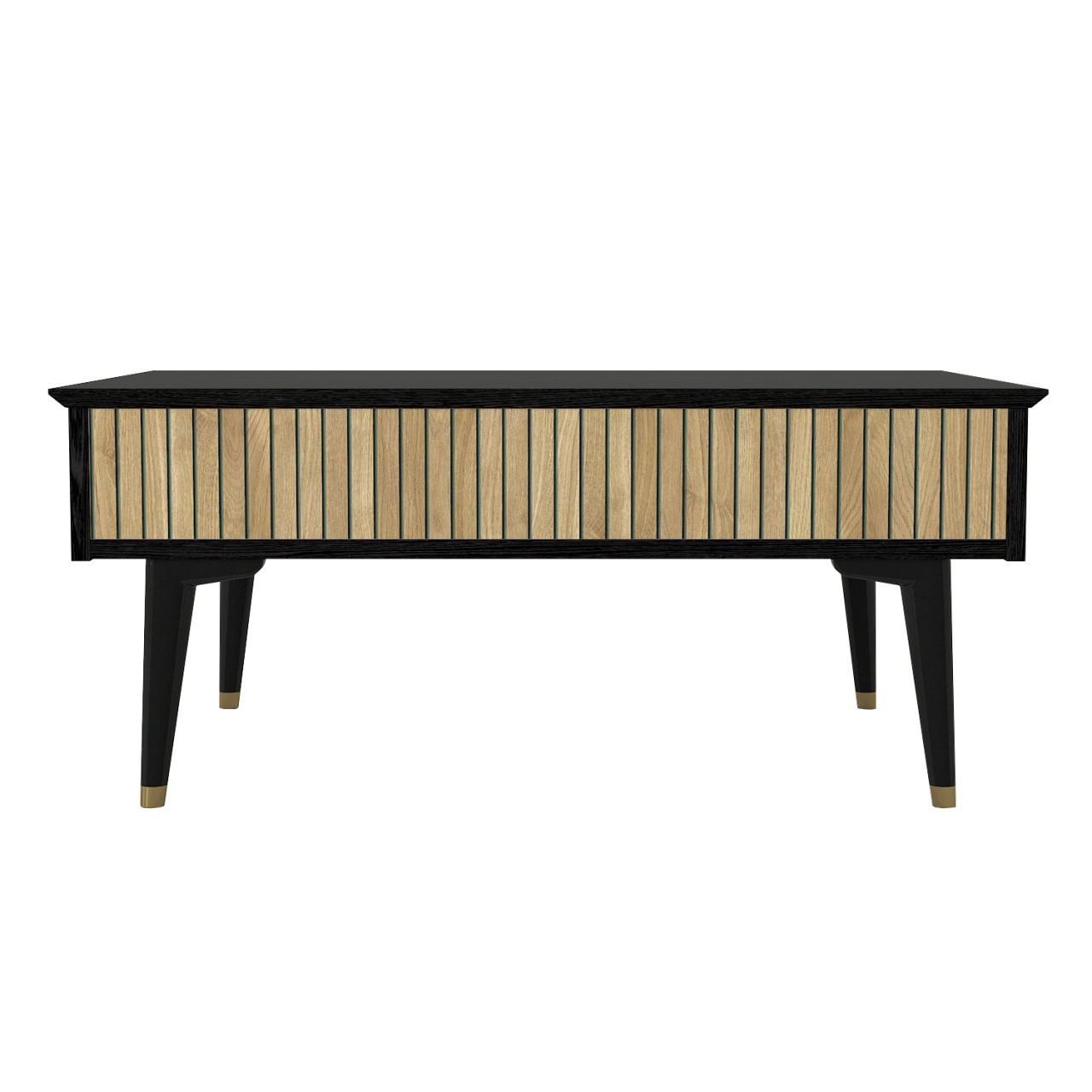 Masa de Cafea Contrast Lux, UnicUtil, 90 x 60 x 38, Natur-Negru - imagine 6