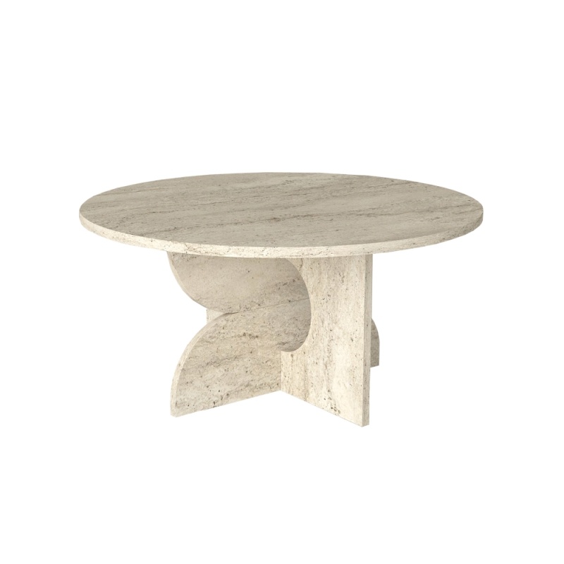 Masă de cafea, Mara Traverten, UnicUtil, Travertin - imagine 9