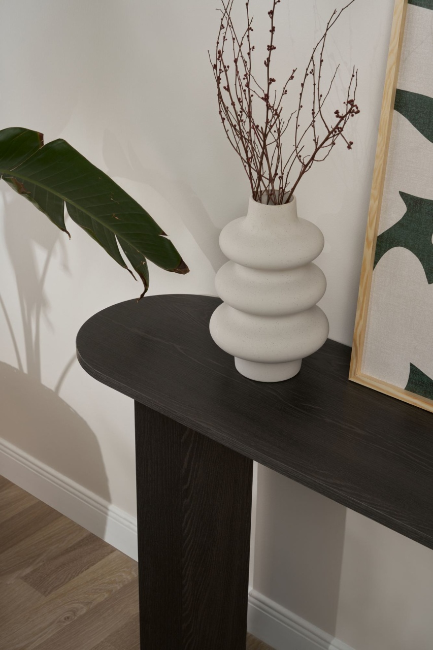 Masa decor, Sira Lumiere, UnicUtil, Lumiere Black, Lățime: 150 cm, Înălțime: 75 cm, Adâncime: 35 cm - imagine 5