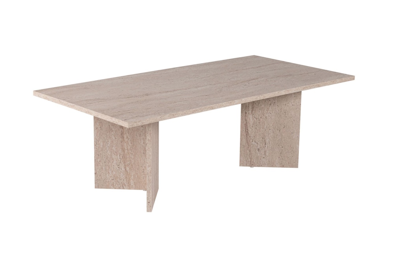 Măsuţă de cafea, Sabin Travertine, UnicUtil, Travertin, Lățime: 119 cm, Înălțime: 40 cm, Adâncime: 60 cm - view 4