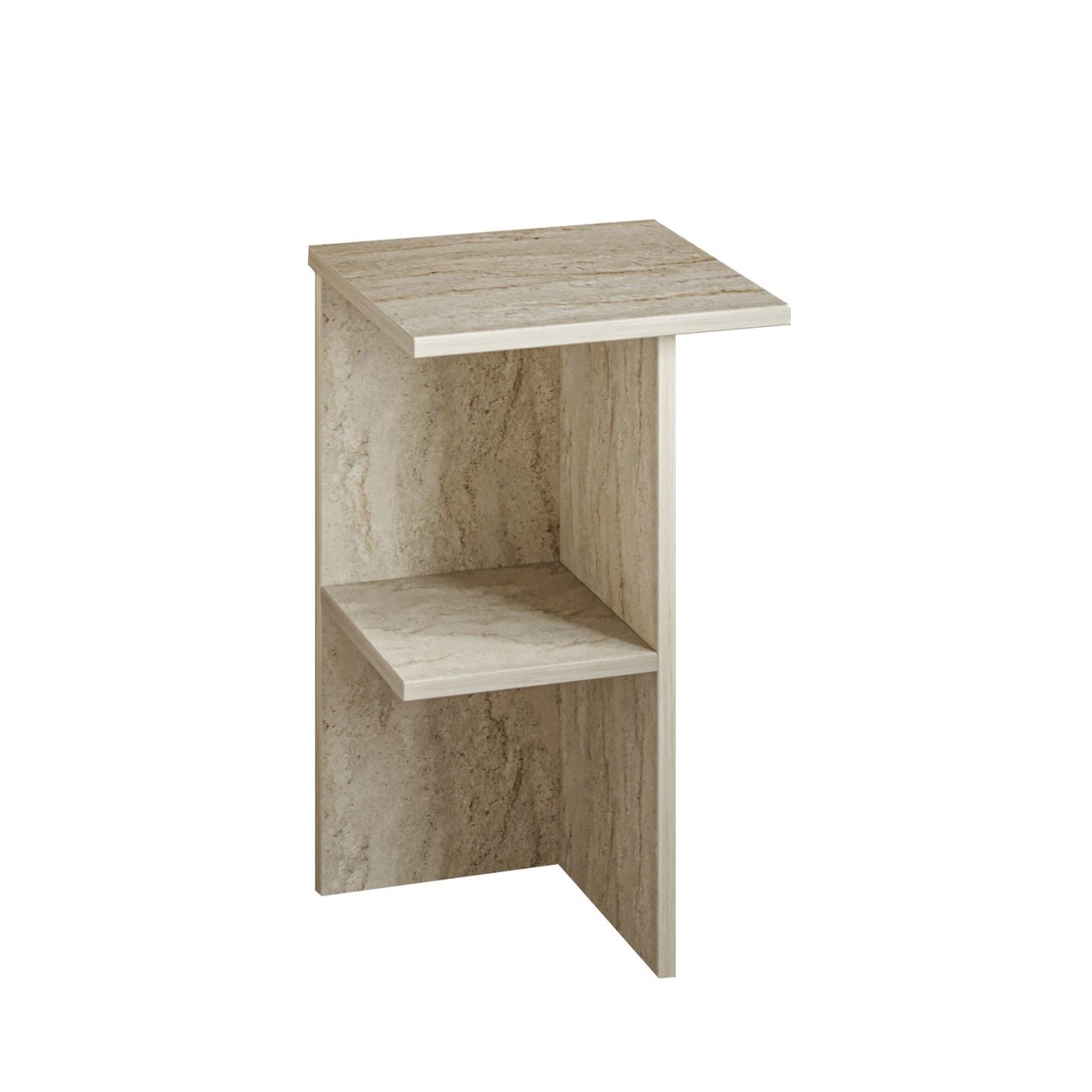 Noptieră, Leray Travertine, UnicUtil, Travertin, Lățime: 36 cm, Înălțime: 60 cm, Adâncime: 36 cm - view 5