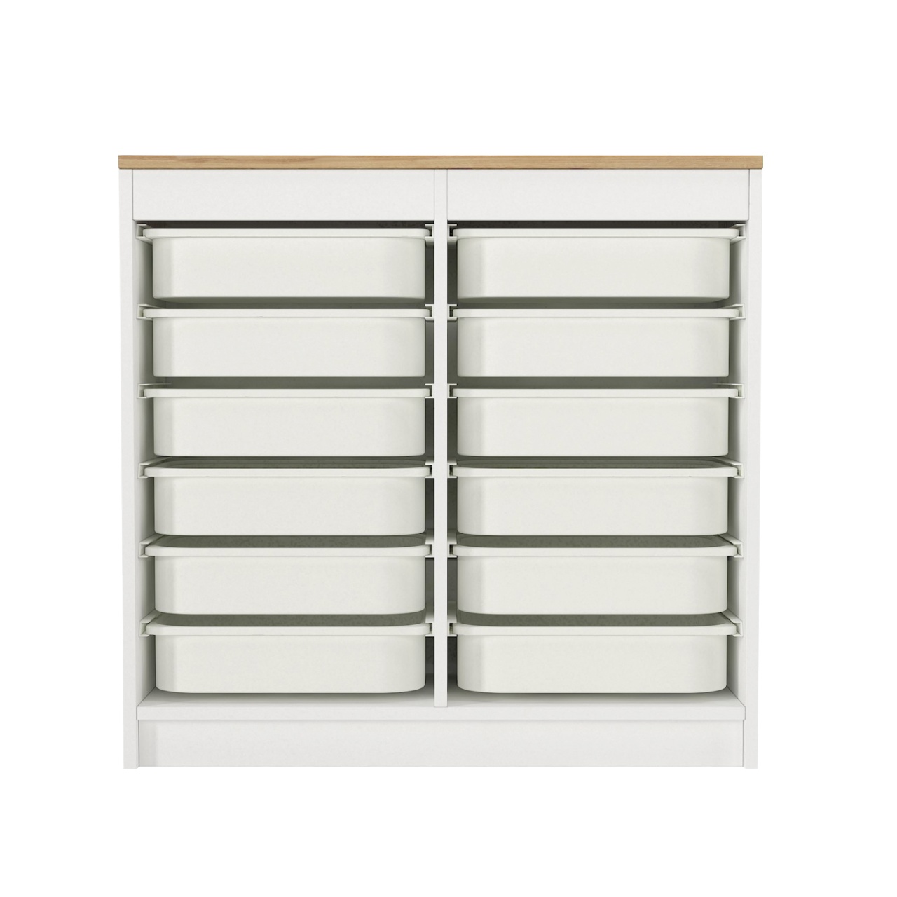 Organizator, Compact Storage, UnicUtil, 89 x 34 x 85 cm, Alb-Maro - imagine 6