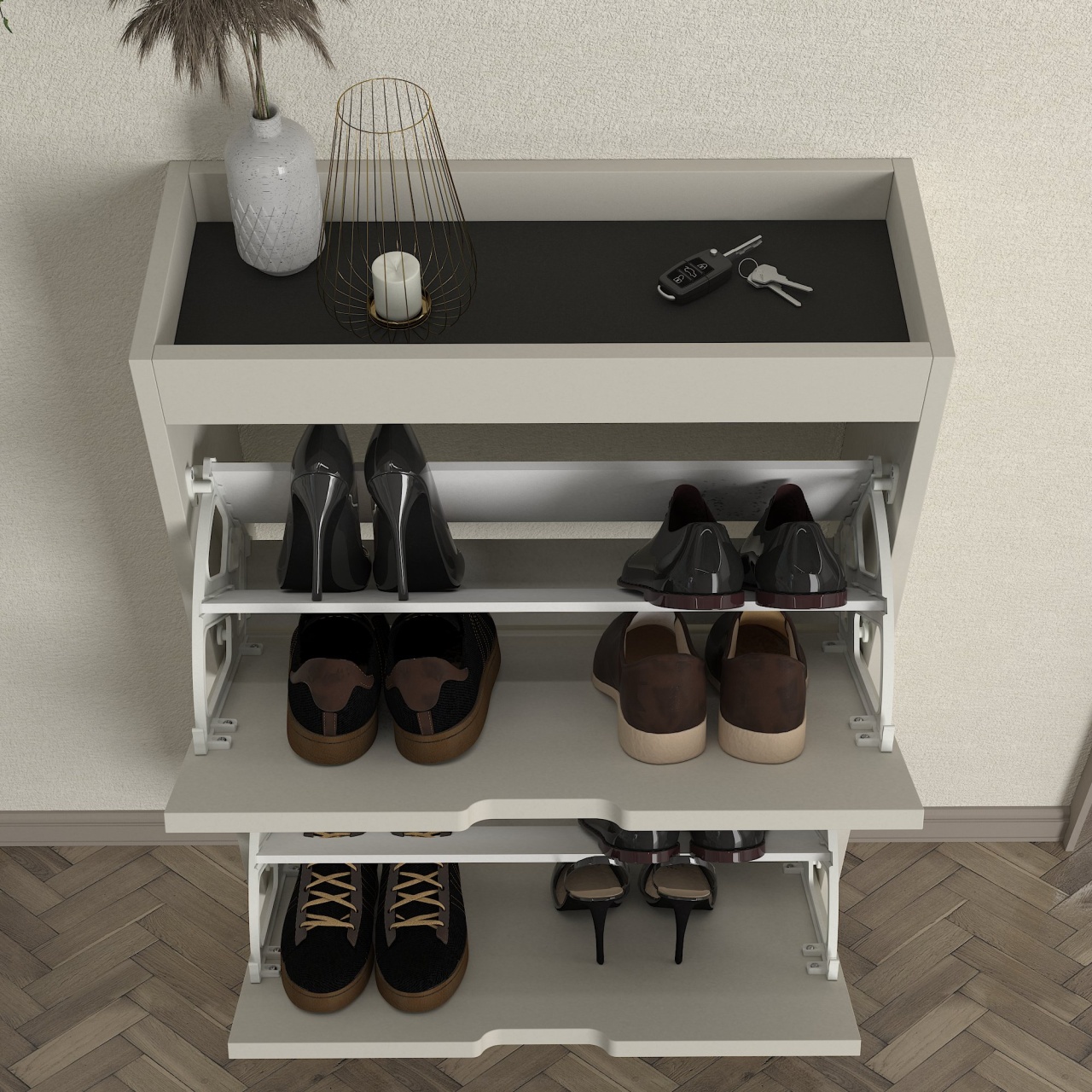 Pantofar, Modern Mix, UnicUtil, Crem-Gri, UUORG76 - 2 | YEO