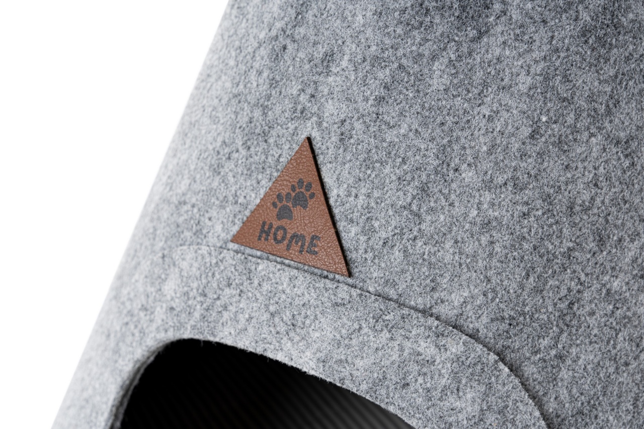 Pat animale companie, Leaf wave, UnicUtil, Culoarea Gri - 4 | YEO