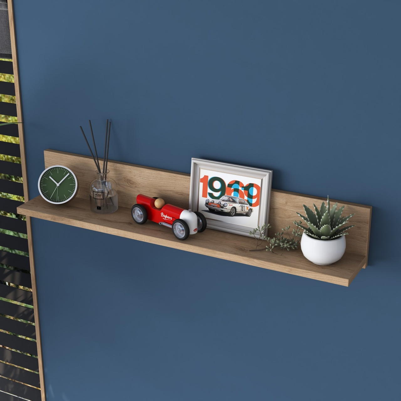 Raft perete, Timeless Design, UnicUtil, 90 x 15 x 14 cm, Nuc - imagine 6