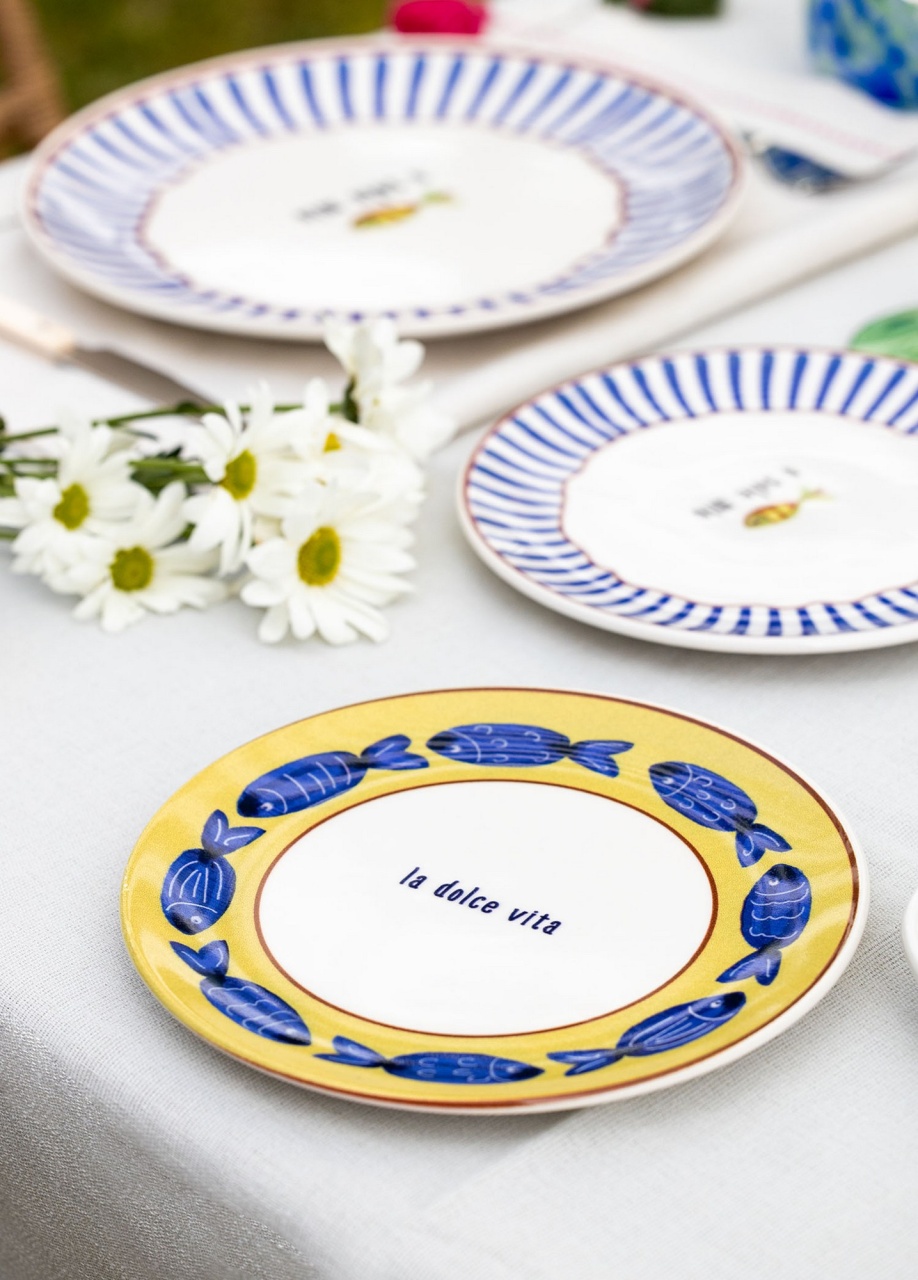 Set Farfurii (6 Bucati), Pieces pack, UnicUtil, Culoarea Albastru