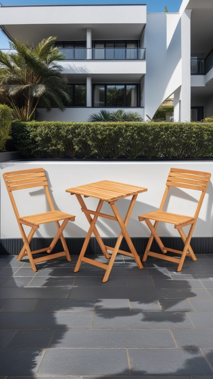 Set Gradina - Masa si Scaune (3 Bucati), Grove ridge, UnicUtil, Culoarea Maro