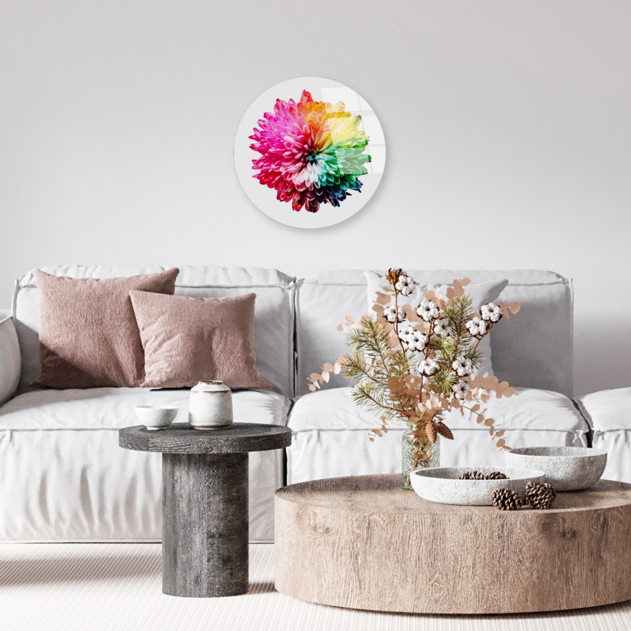Tablou decorativ din sticla securizata, Cloud storm, UnicUtil, Culoarea Multicolor - 2 | YEO