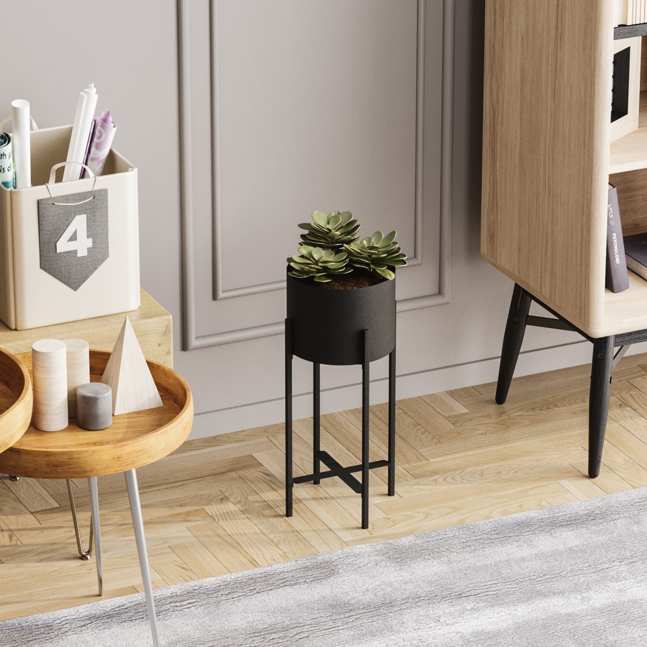 Vas Decorativ, Vine grove, UnicUtil, Culoarea Negru