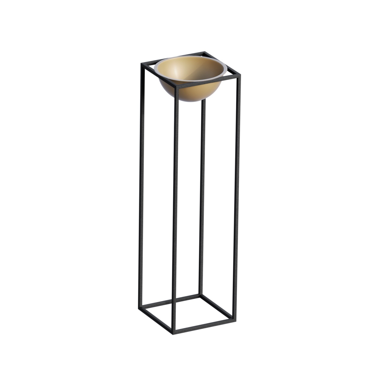 Vas Decorativ, Vine wave, UnicUtil, Culoarea Negru Auriu - 3 | YEO