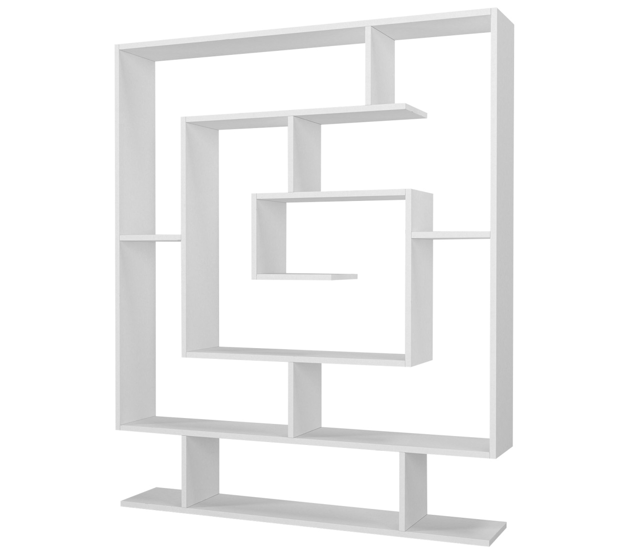 Biblioteca, Geo Labyrinth, UnicUtil, 124.8 x 22 x 149.4 cm, Alb - imagine 5