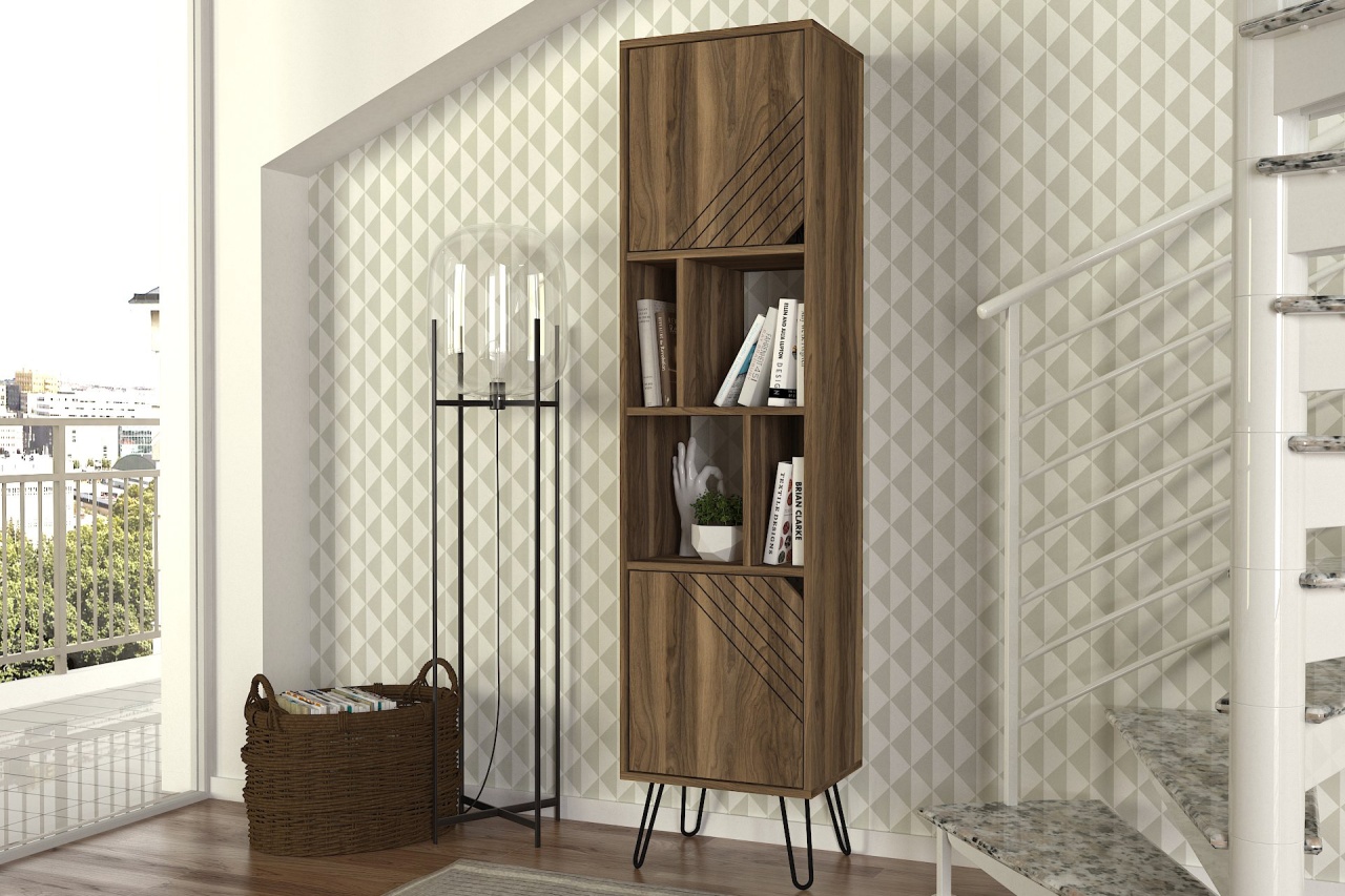 Biblioteca, Trendy Space, UnicUtil, 45 x 35 x 184 cm, Maro - imagine 2
