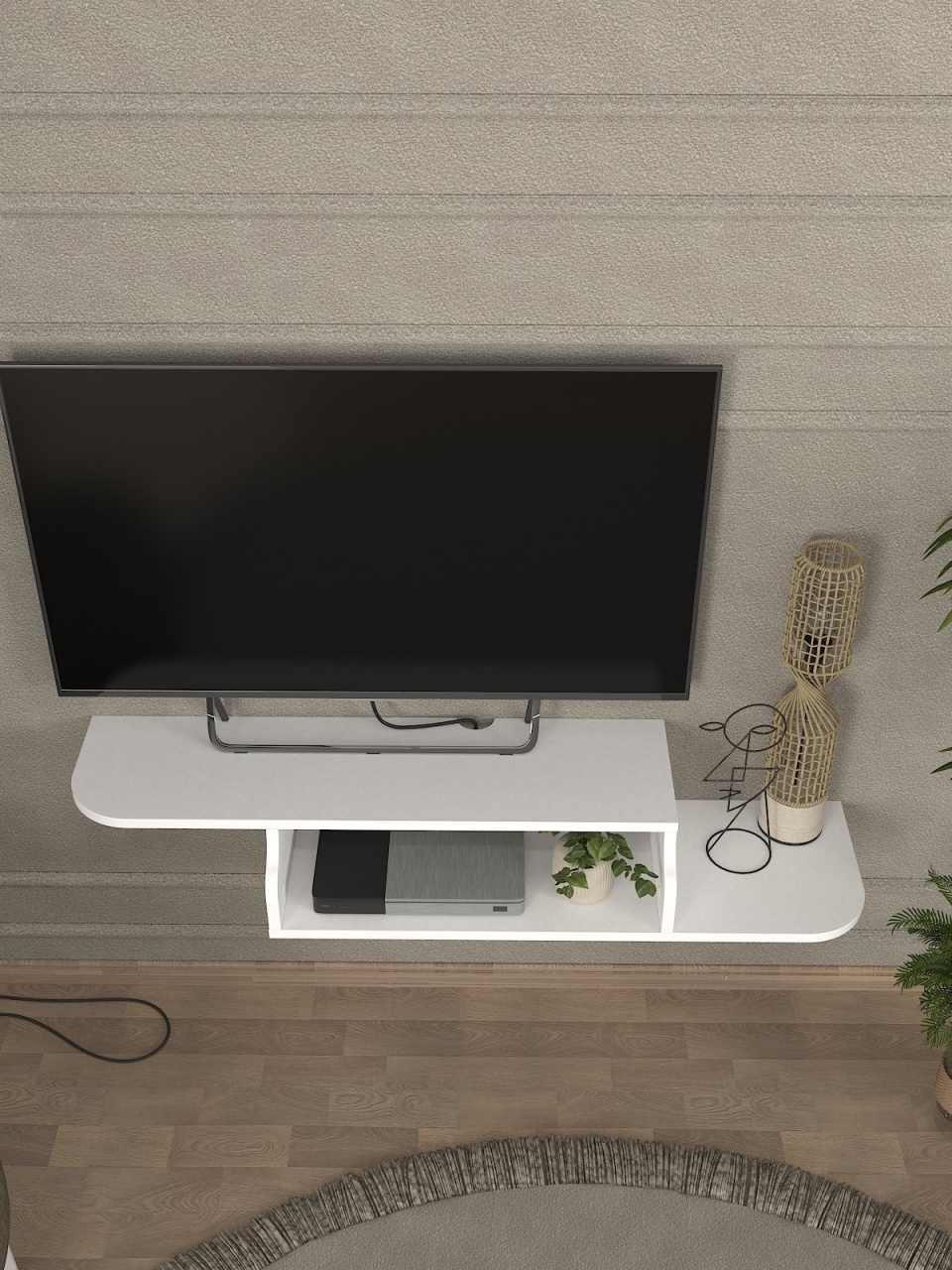Comoda TV, Fresh Design, UnicUtil, Alb, UUTVU22 - 3 | YEO
