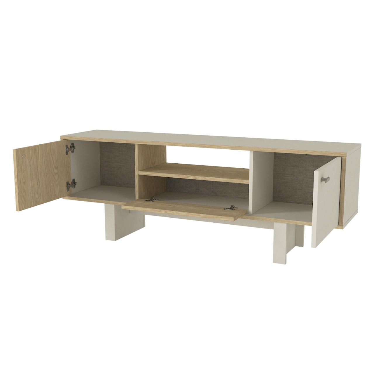 Comoda TV, Pure Style, UnicUtil, Crem - imagine 7