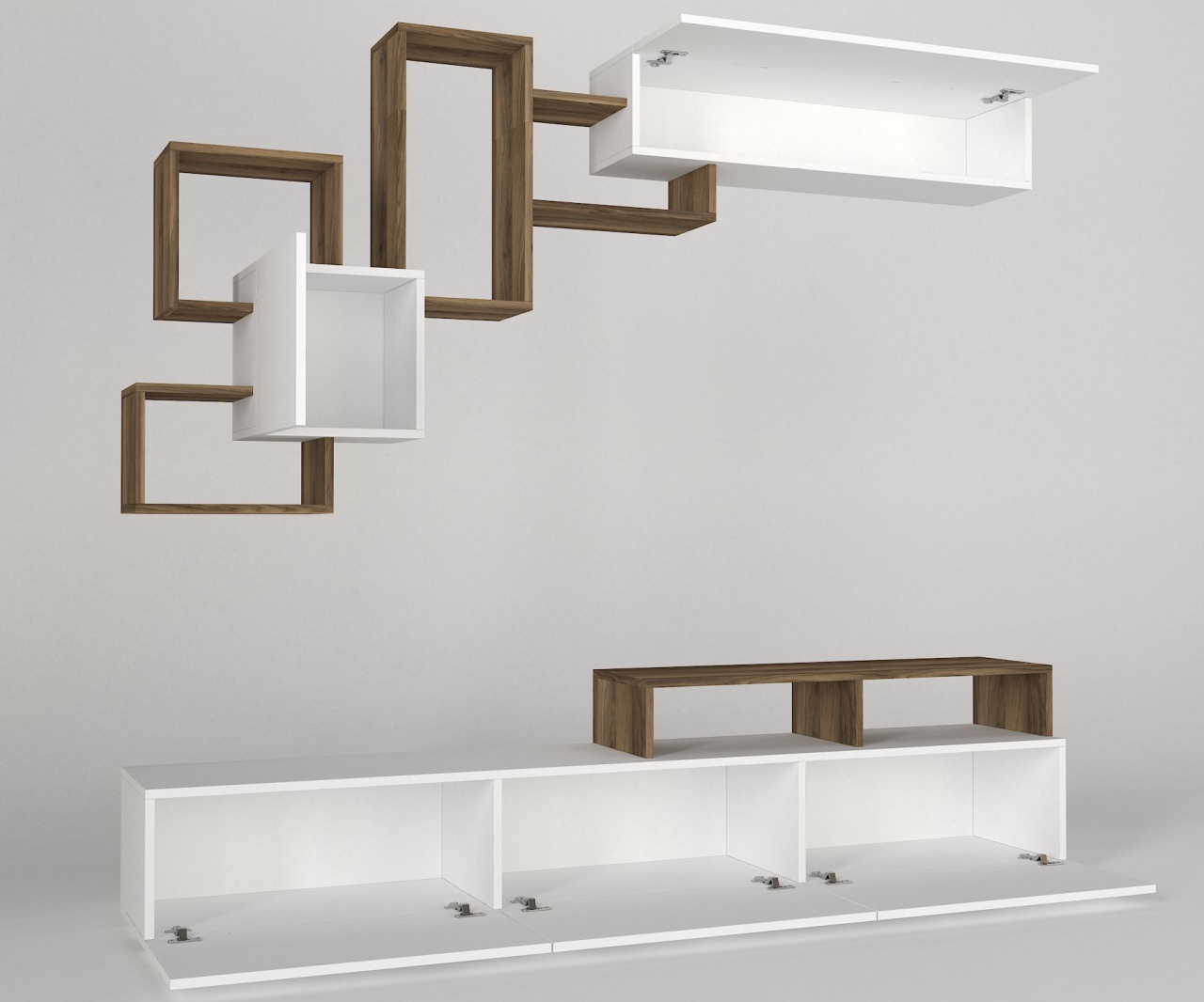 Comoda TV, Sharp Line, UnicUtil, Alb-Maro - imagine 6