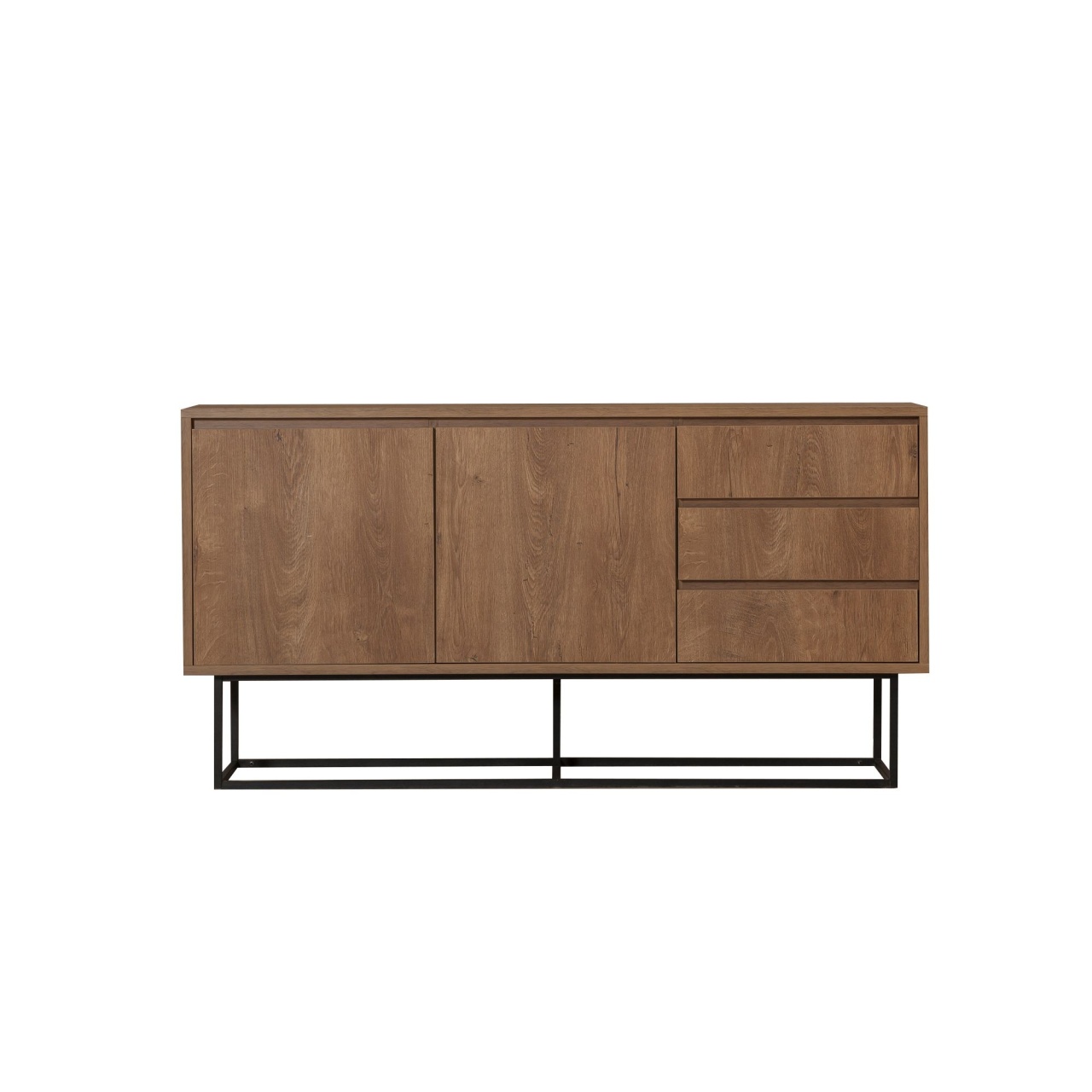 Consolă, Ruba Design, UnicUtil, Nuc-Negru, Lățime: 140 cm, Înălțime: 72 cm, Adâncime: 36 cm - view 3