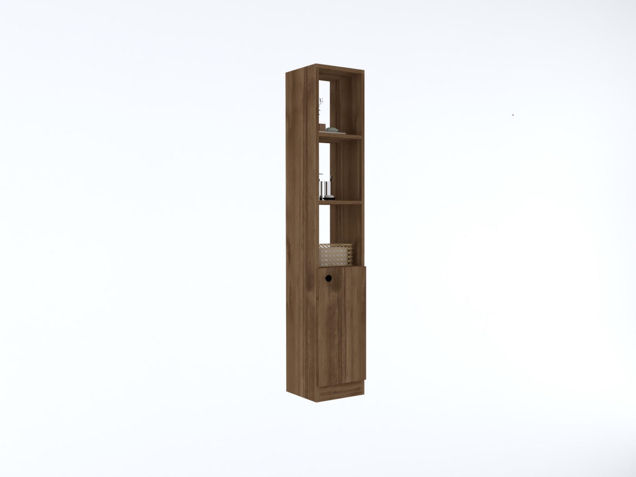 Dulap de baie, Trend Design, UnicUtil, Nuc, Lățime: 30 cm, Înălțime: 170 cm, Adâncime: 29,6 cm, 835PUQ3917 - view 3