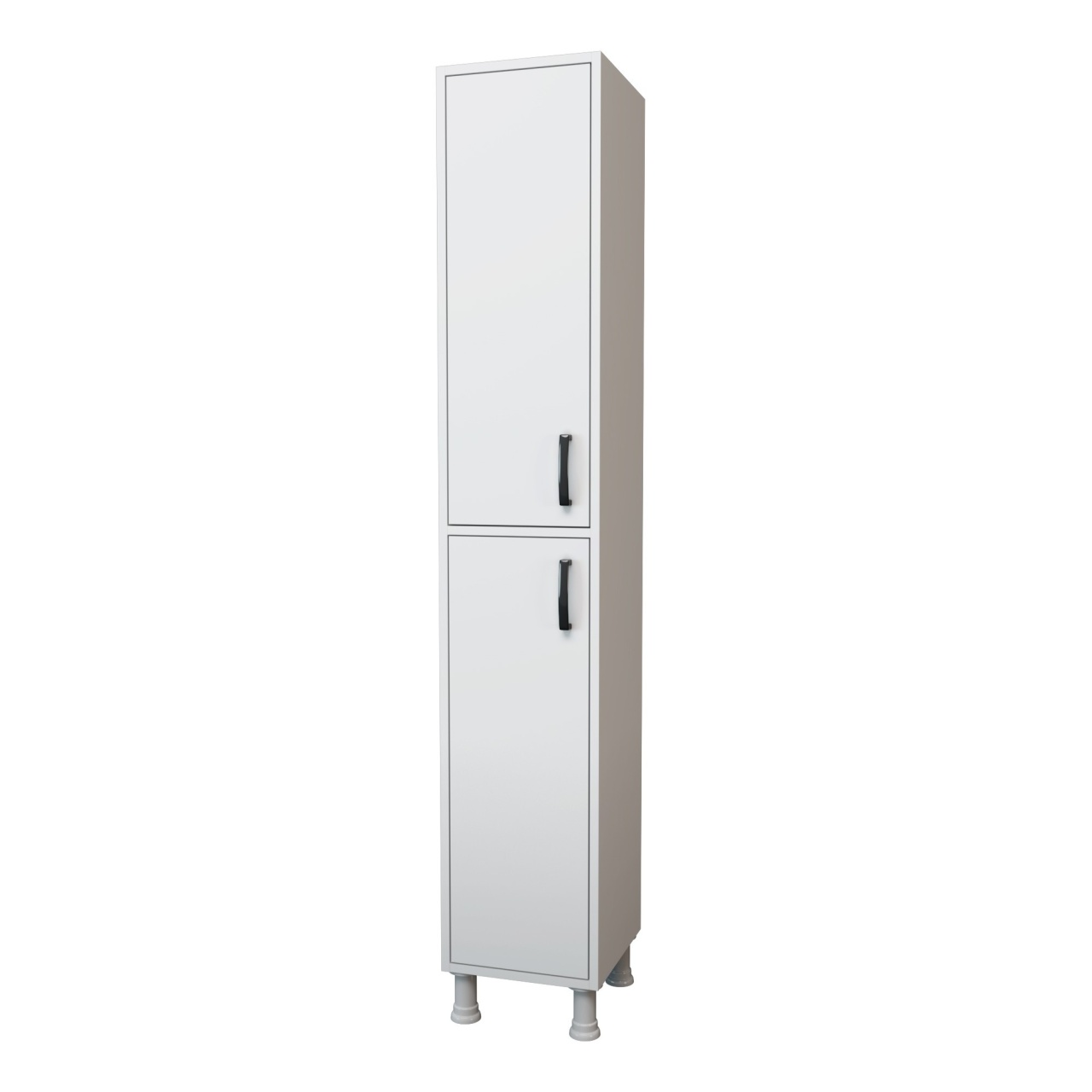 Dulap multifuncțional, M1 1100, UnicUtil, Alb, Lățime: 33,3 cm, Înălțime: 191 cm, Adâncime: 35,8 cm - view 5