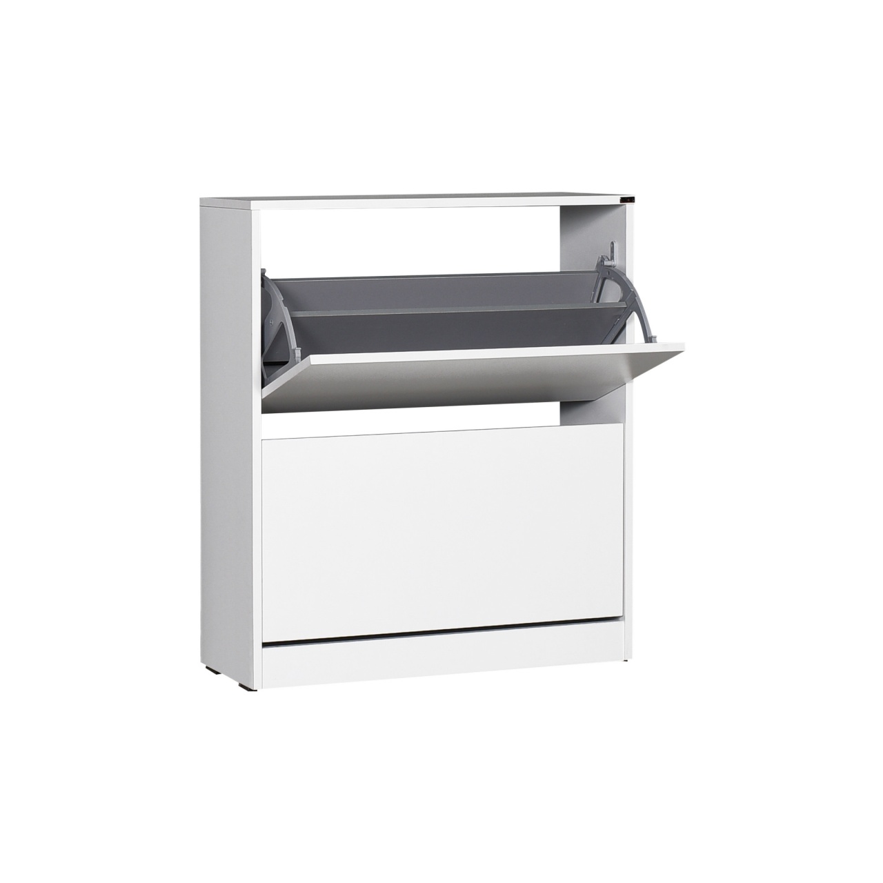Dulap pentru pantofi, Shc 520, UnicUtil, Alb,Lățime: 73 cm, Înălțime: 84 cm, Adâncime: 26 cm - view 4
