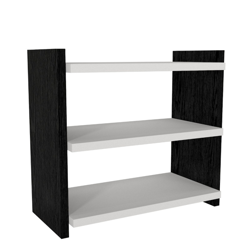 Etajera Organizator, Alb-Negru, Bucatarie sau Baie, Suport Pahare, Mirodenii, Produse Machiaj - imagine 5