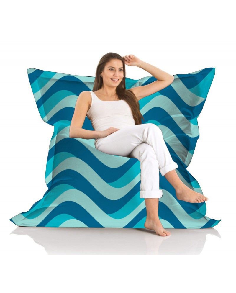 Fotoliu Puf Gradina, Cloud leaf, UnicUtil, Culoarea Multicolor