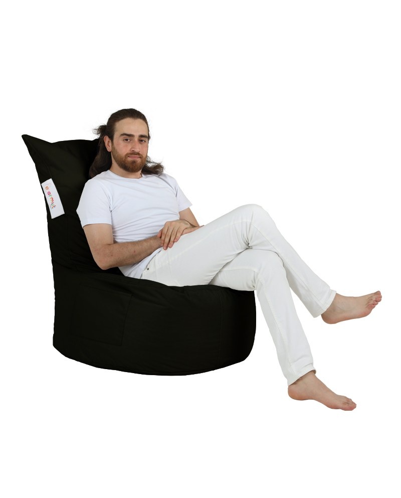 Fotoliu Puf Gradina, Ripple storm, UnicUtil, Culoarea Negru - 2 | YEO
