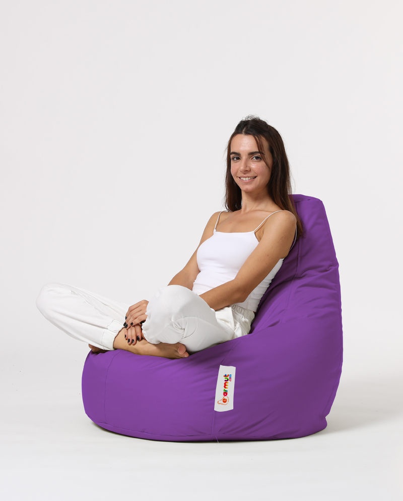 Fotoliu Puf Gradina, Vine flame, UnicUtil, Culoarea Mov - 2 | YEO