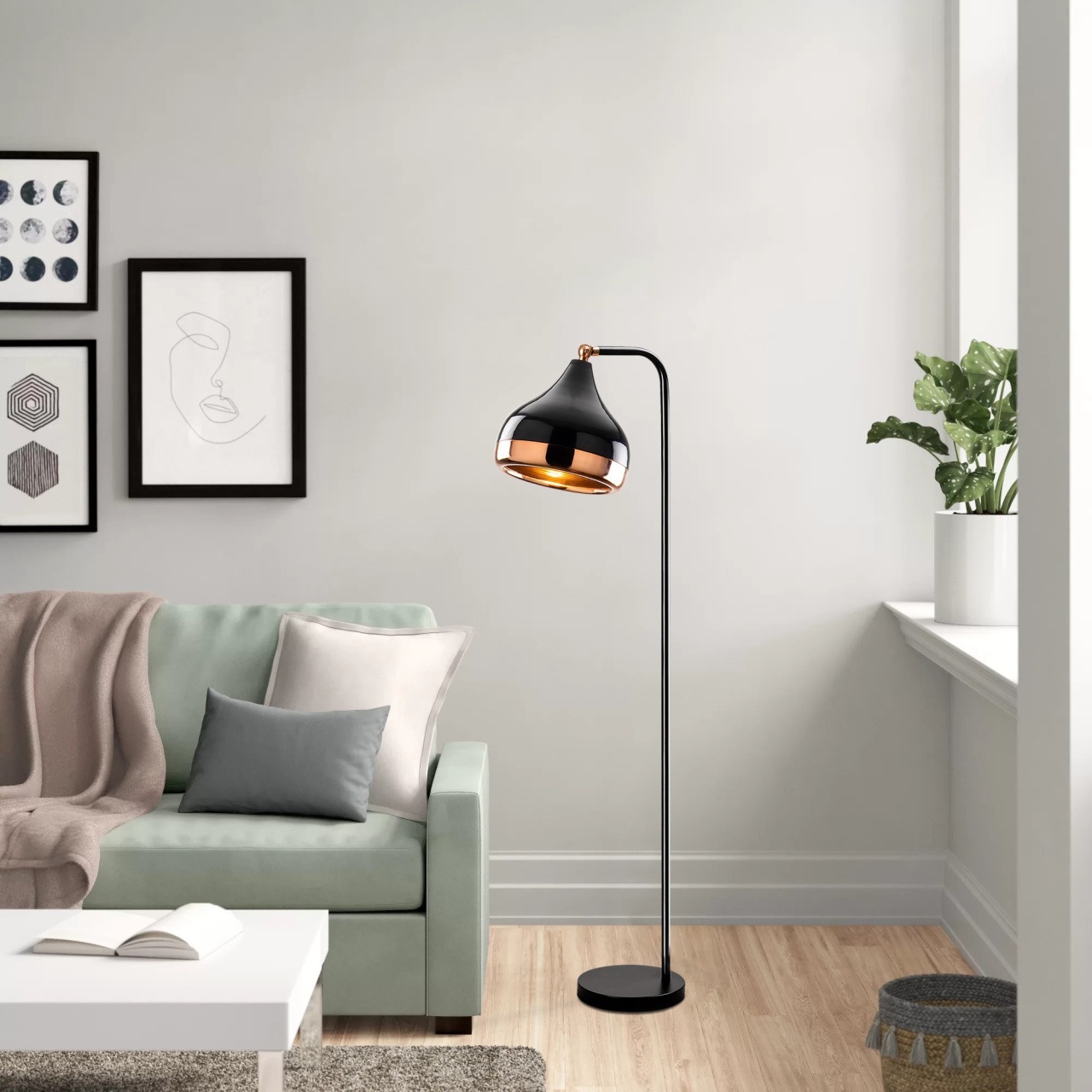 Lampadar, Breeze cloud, UnicUtil, Culoarea Negru Cupru