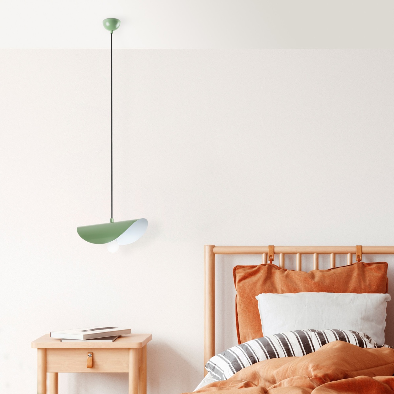 Lustra, Grove flame, UnicUtil, Culoarea Verde Deschis - 1 | YEO