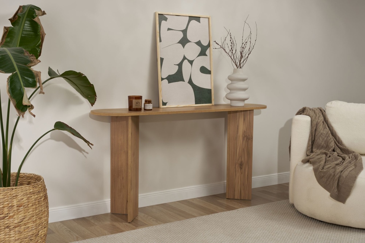 Masa decor, Sira Vnt, UnicUtil, Stejar, Lățime: 150 cm, Înălțime: 75 cm, Adâncime: 35 cm - view 4