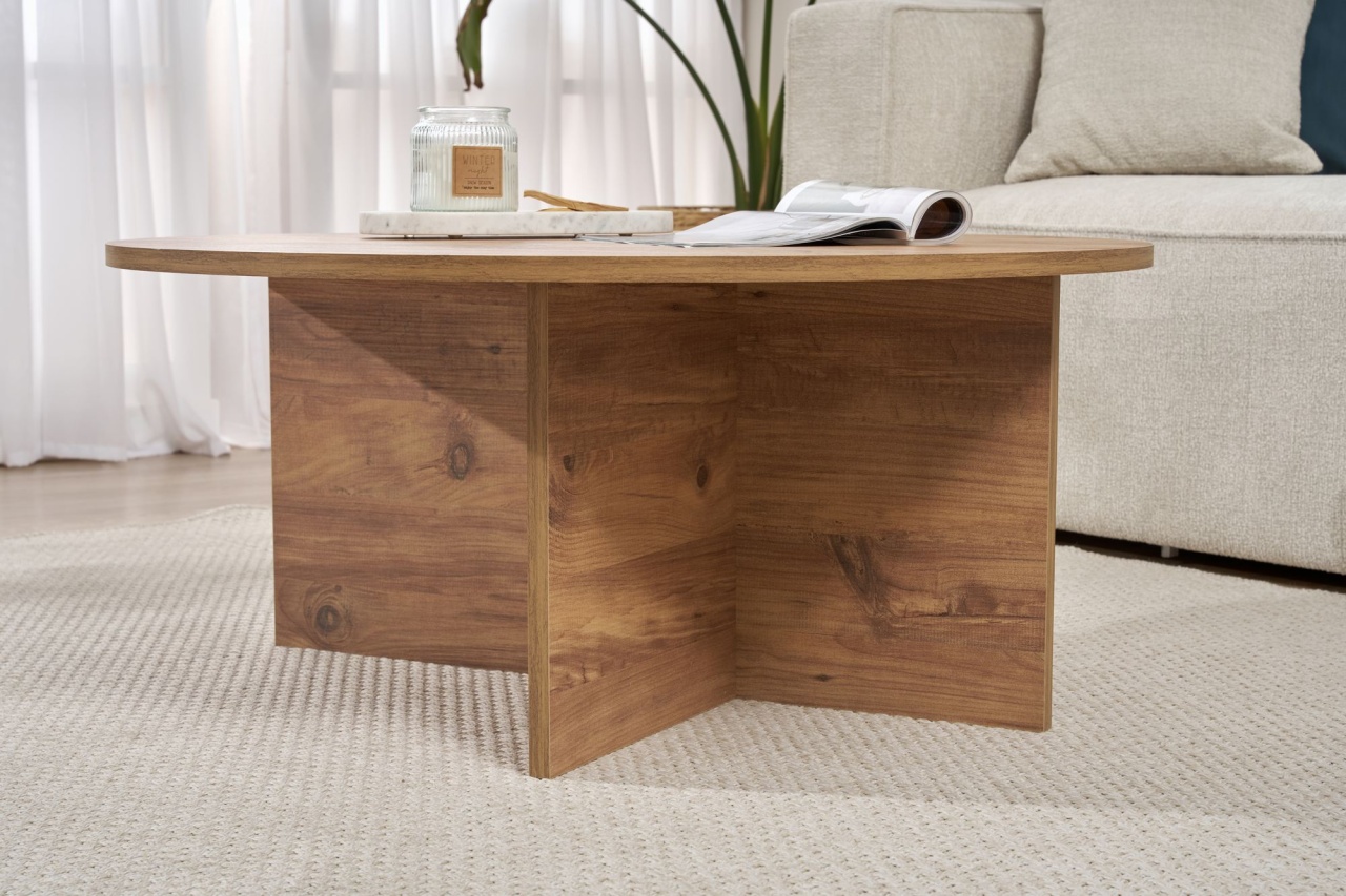 Măsuţă de cafea, Soleil Atlantic, UnicUtil, Pin Atlantic, Lățime: 90 cm, Înălțime: 40 cm, Adâncime: 90 cm - view 7
