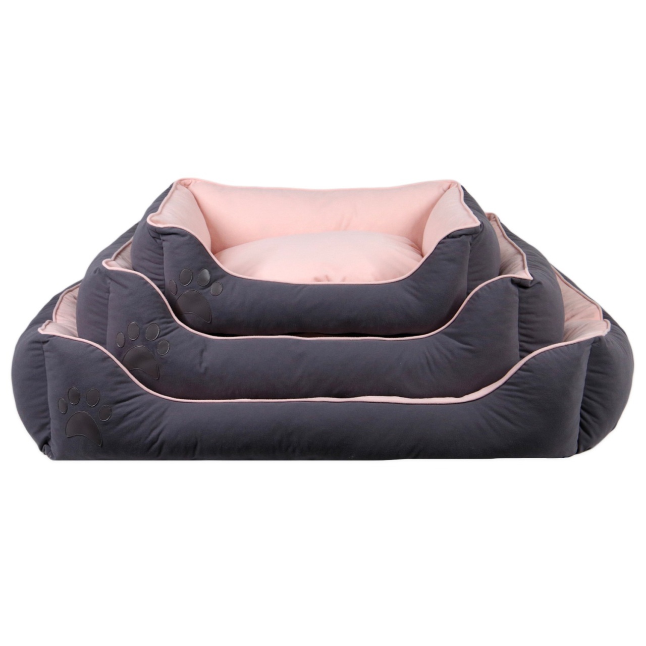 Pat animale companie, Root wave, UnicUtil, Culoarea Gri Roz - 3 | YEO