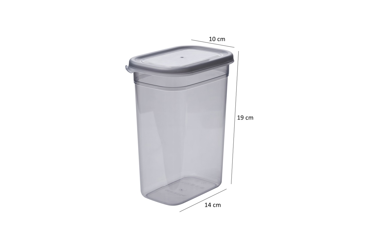 Set 20 recipiente alimentare , UnicUtil, Durable Stylish, Antracit - 2 | YEO
