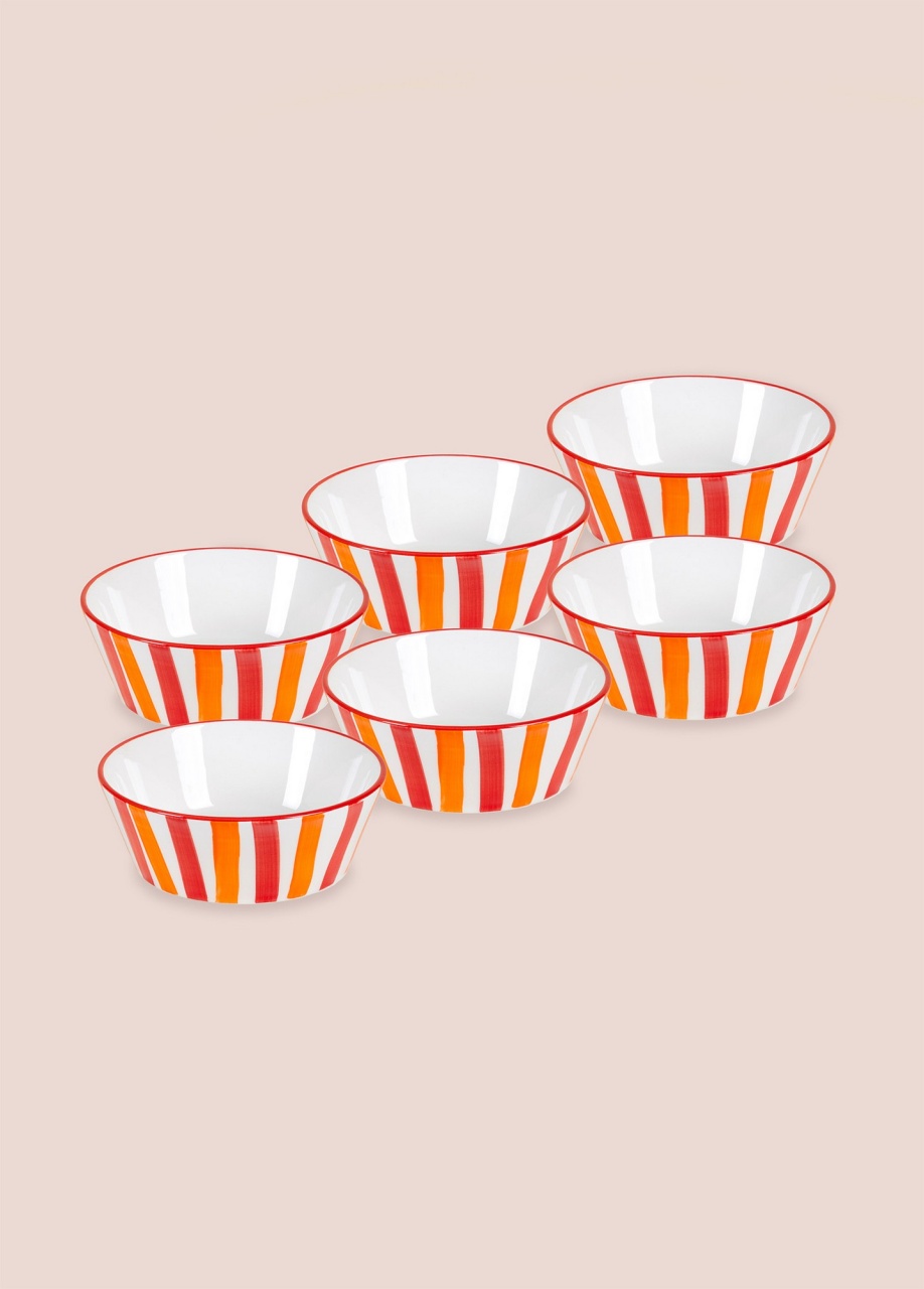 Set Ceramica (6 Bucati), Leaf pack, UnicUtil, Culoarea Portocaliu - 3 | YEO
