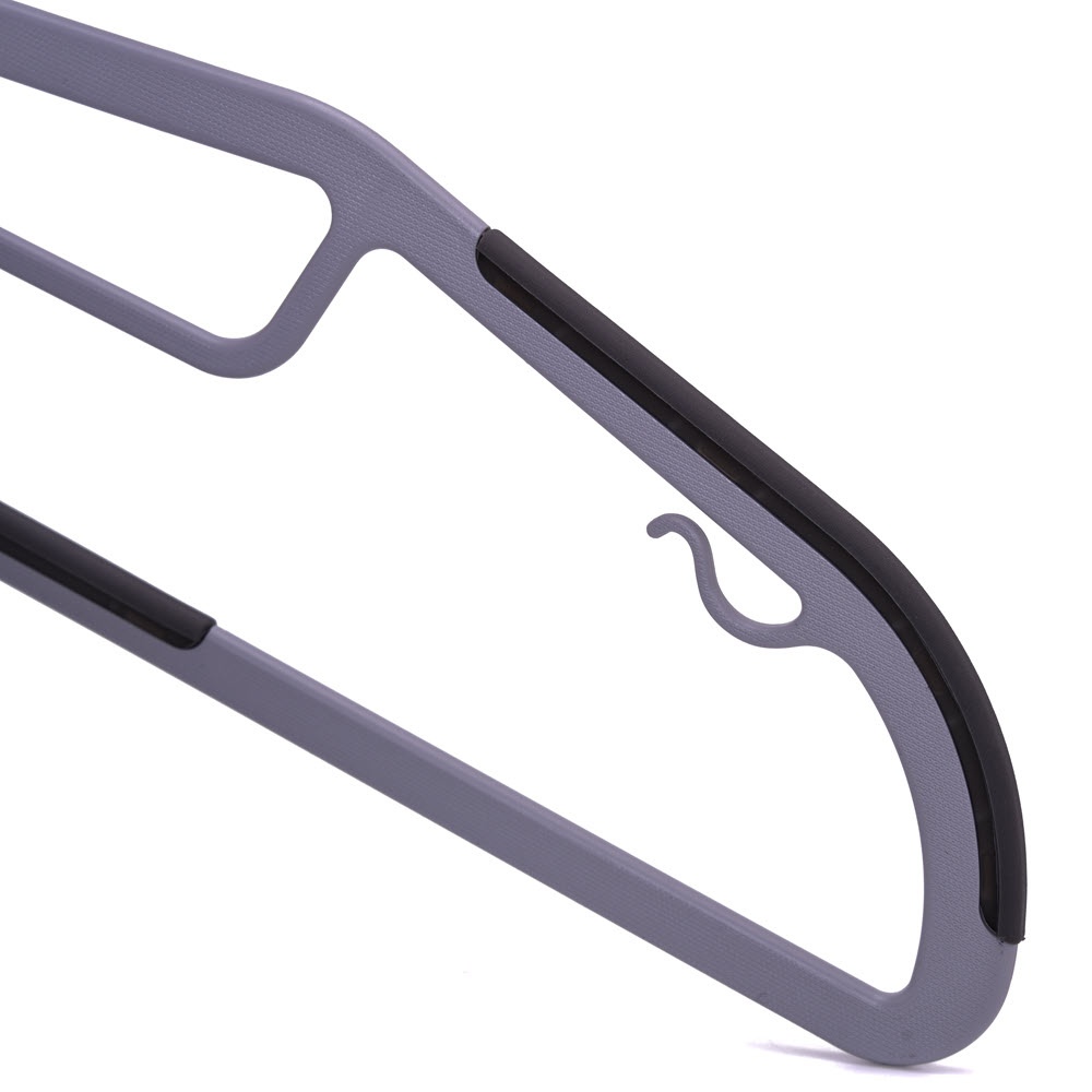 Umeraș din plastic cu margini antialunecare, Gri, 1 bucata - imagine 5