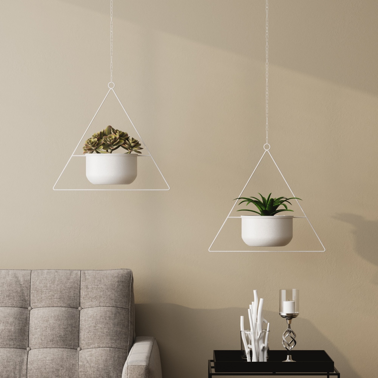 Vas Decorativ, Leaf peak, UnicUtil, Culoarea Alb - 3 | YEO