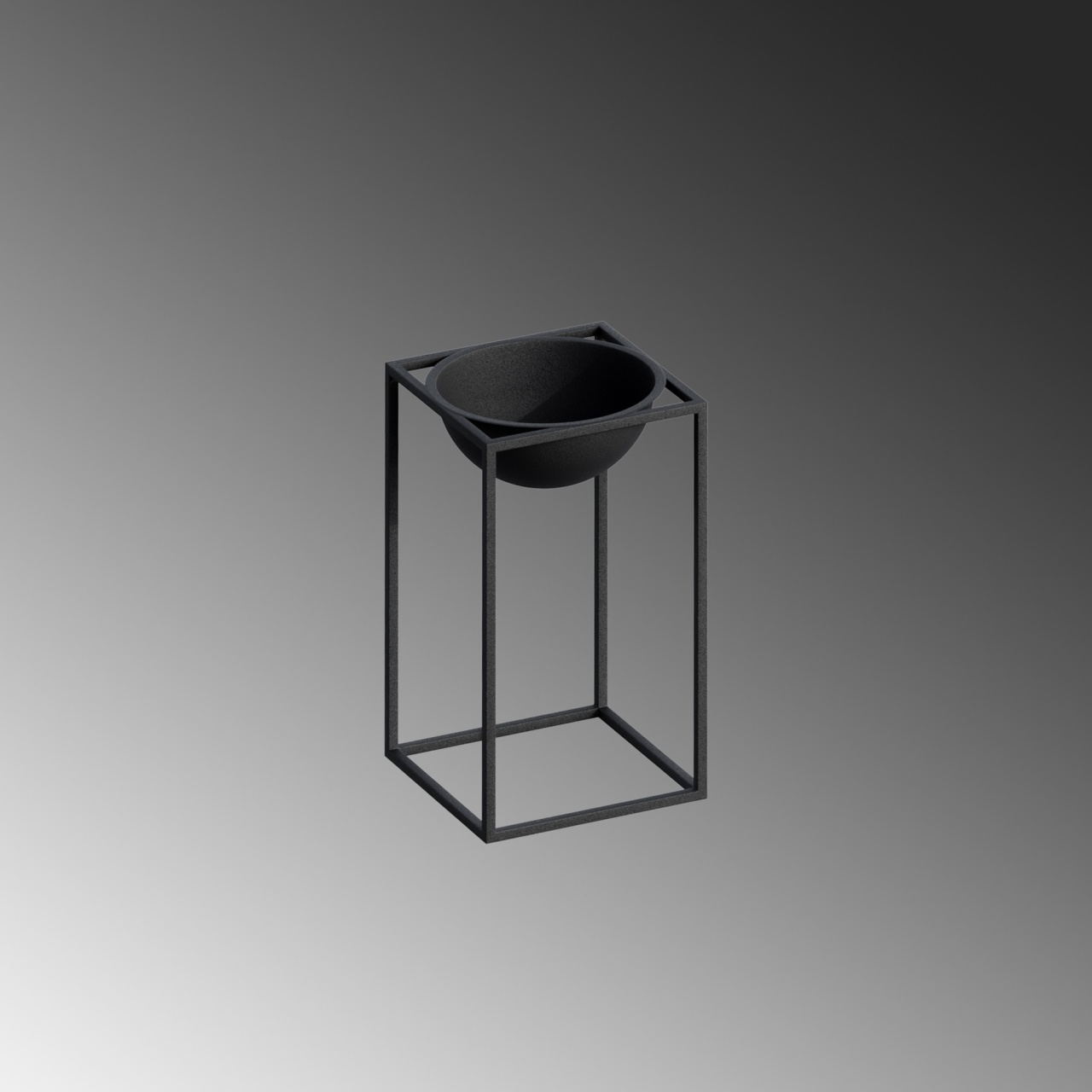 Vas Decorativ, Mist leaf, UnicUtil, Culoarea Negru - 4 | YEO