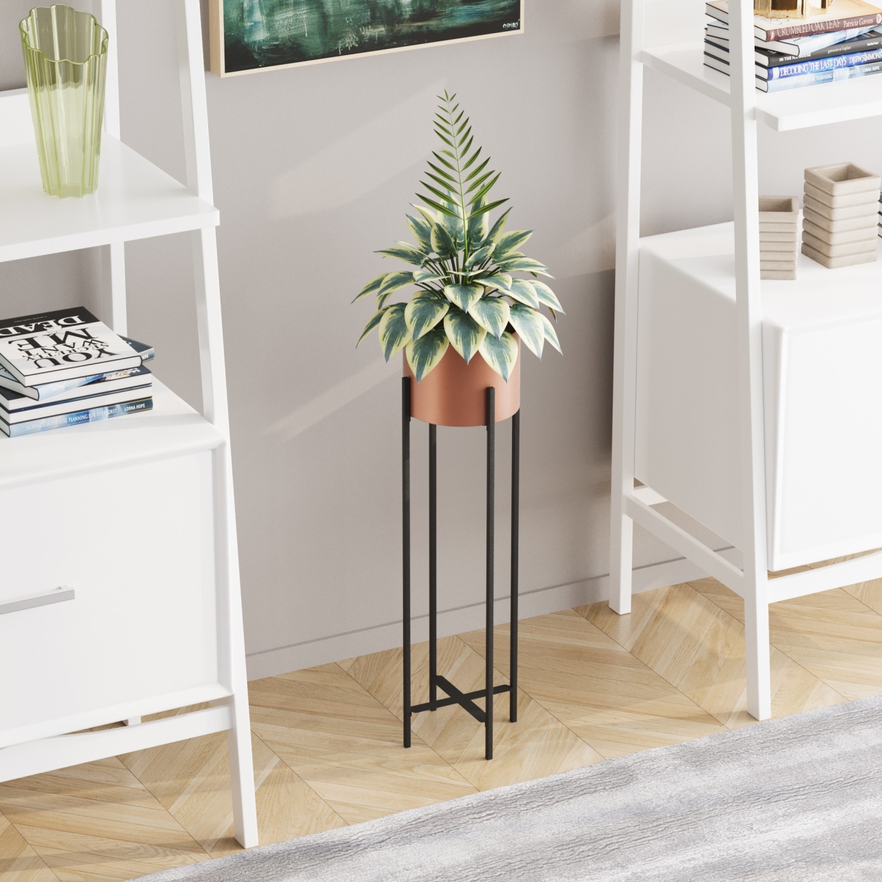 Vas Decorativ, Spark mist, UnicUtil, Culoarea Negru Cupru - 1 | YEO
