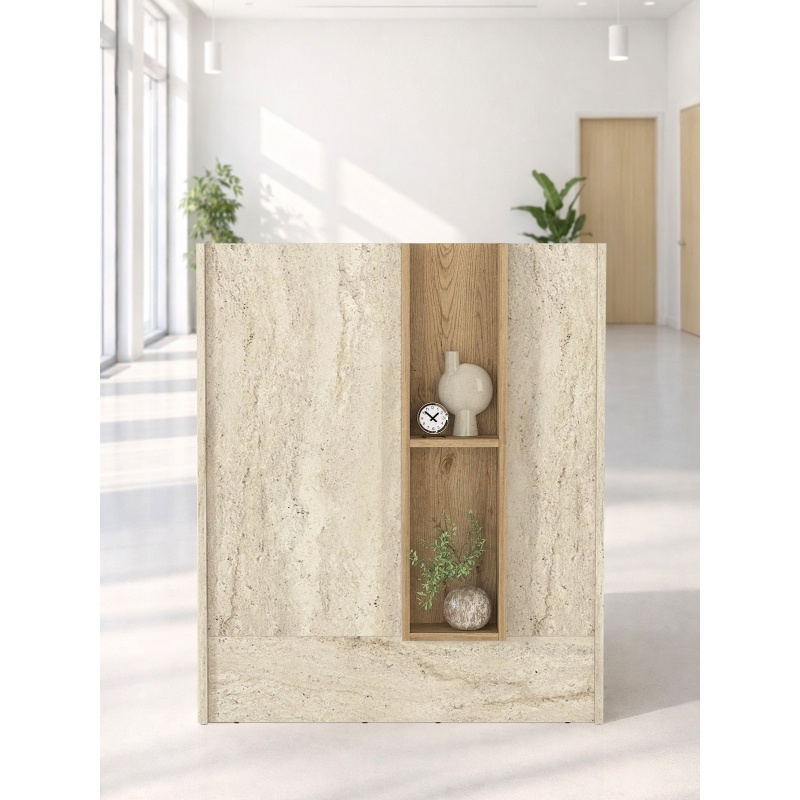 Birou recepție, Bonveno Front Desk, UnicUtil, Travertin-Bej - imagine 2