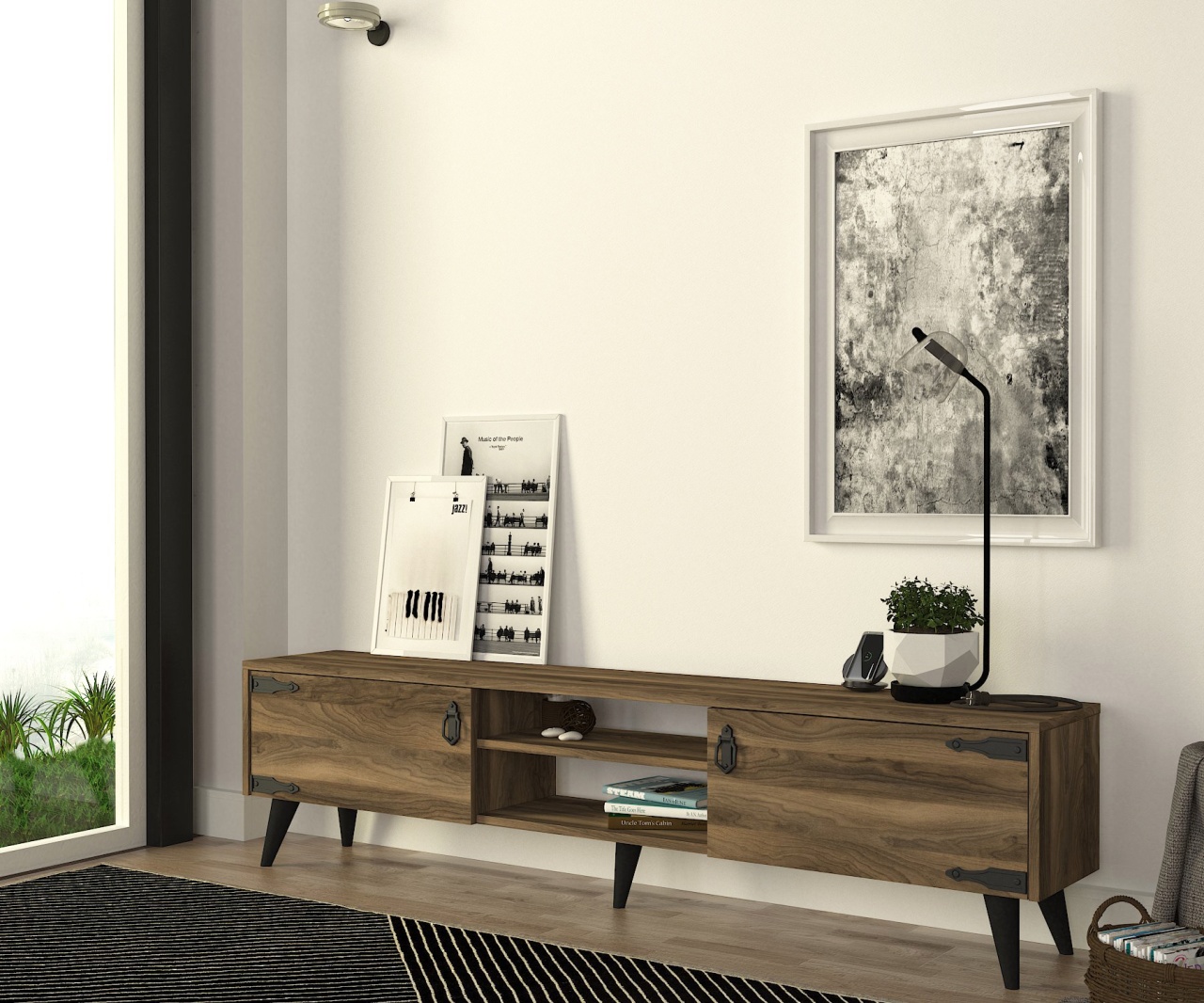 Comoda TV, Cozy Living, UnicUtil, Nuc - imagine 6