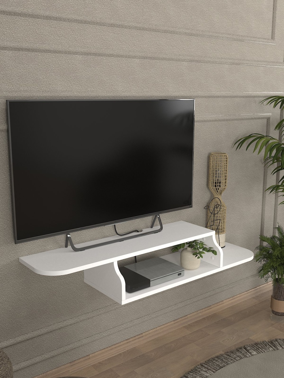 Comoda TV, Fresh Design, UnicUtil, Alb, UUTVU22
