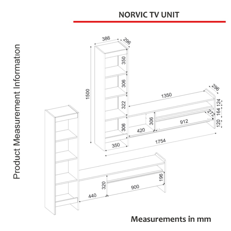 Comodă TV, Norvic Tv Unit, UnicUtil, Crem-Travertin - imagine 2