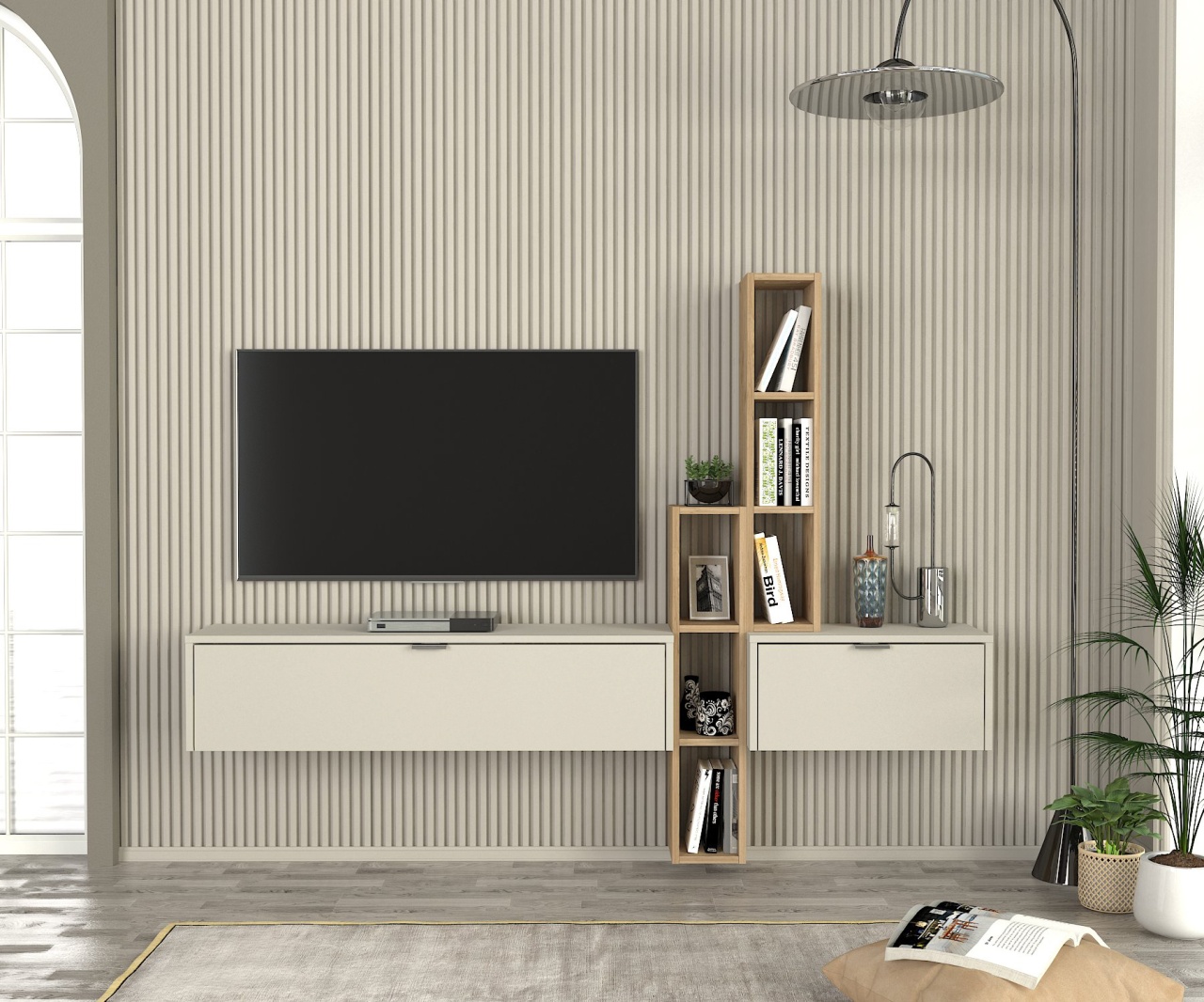 Comoda TV, Premium Look, UnicUtil, Crem, UUTVU32