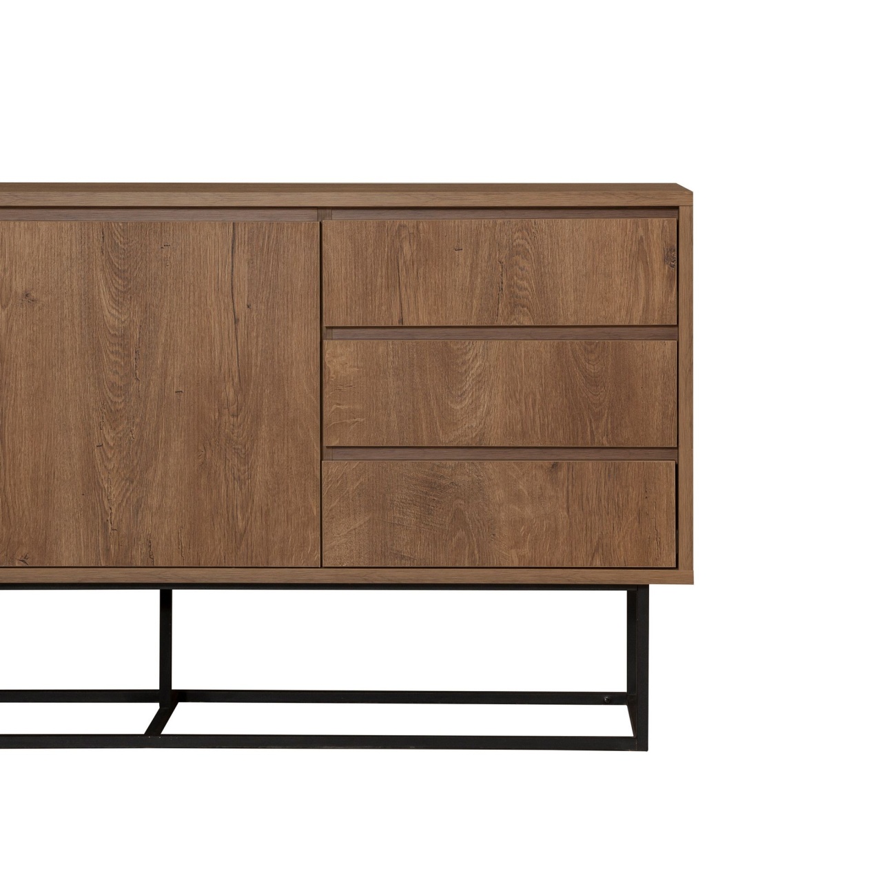 Consolă, Ruba Design, UnicUtil, Nuc-Negru, Lățime: 140 cm, Înălțime: 72 cm, Adâncime: 36 cm - view 8