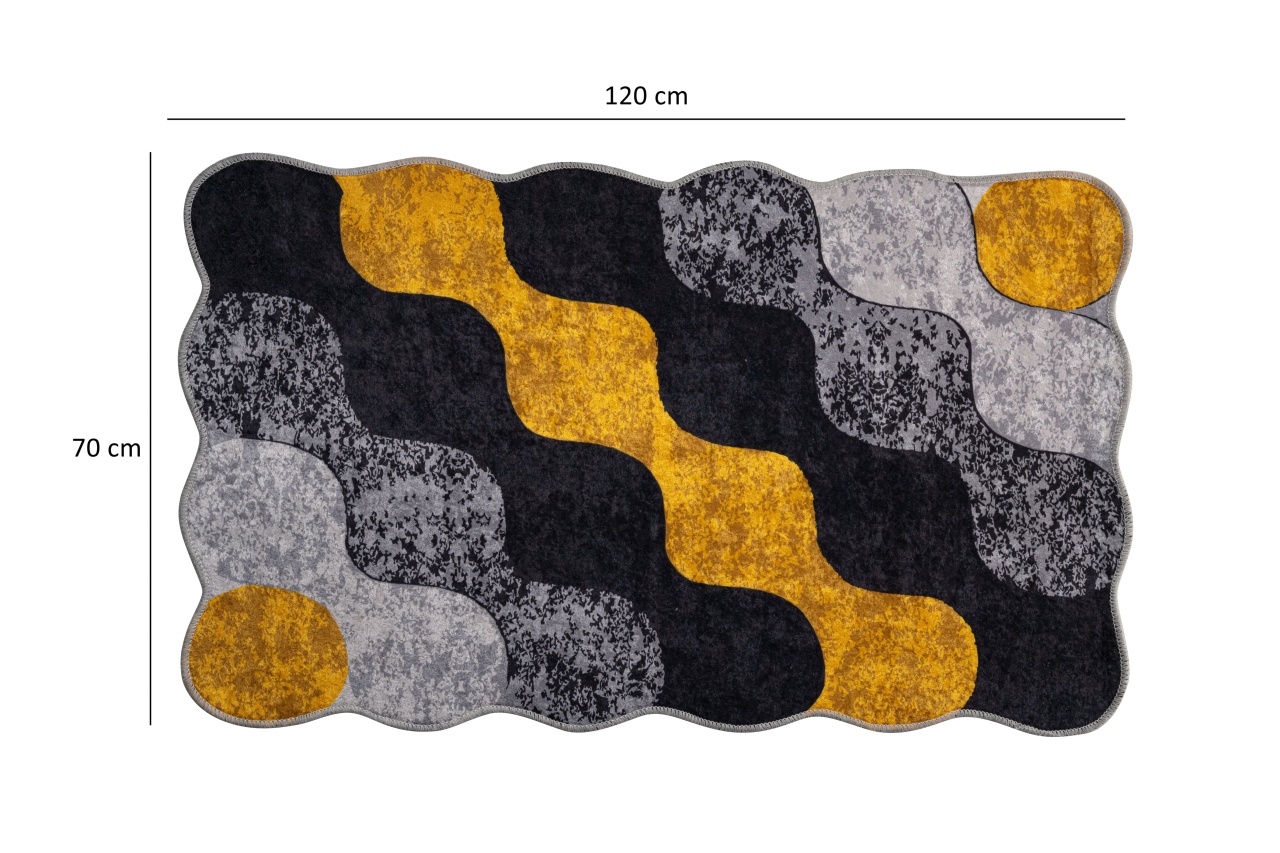 Covoras de baie, Luxury Touch, UnicUtil, Galben - 4 | YEO