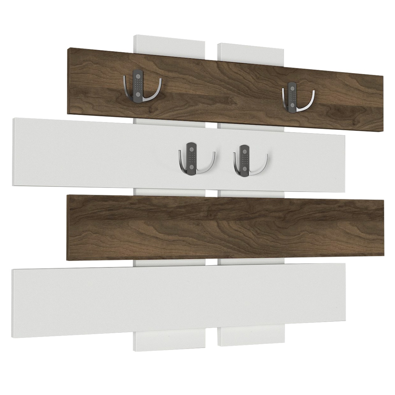 Cuier, Bold Hooks, UnicUtil, 80 x 60 cm, Alb-Maro - imagine 6