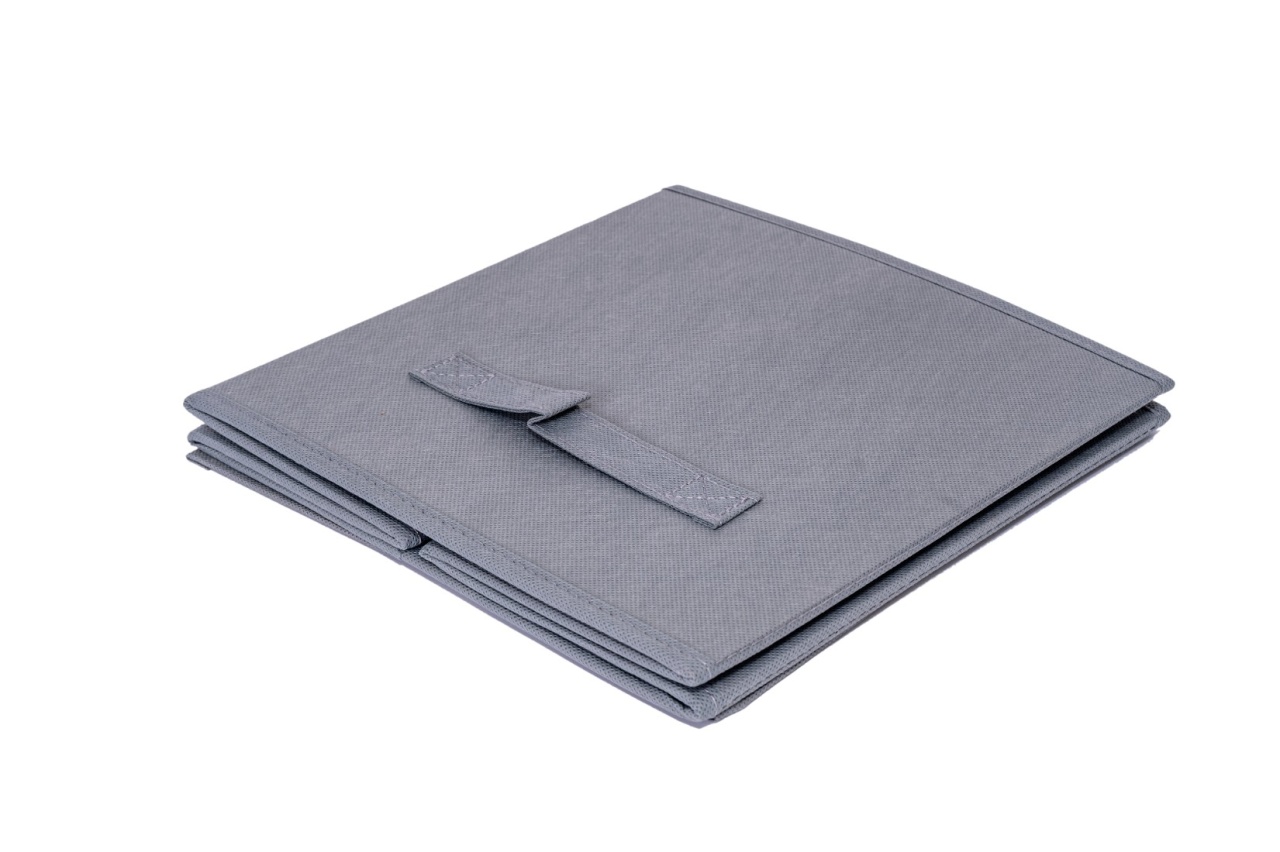 Cutie depozitare, Flex Box, UnicUtil, 28 x 28 x 28 cm, Gri - imagine 5